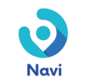 Logo for NAVI – a sleek compass design representing guided navigation.
